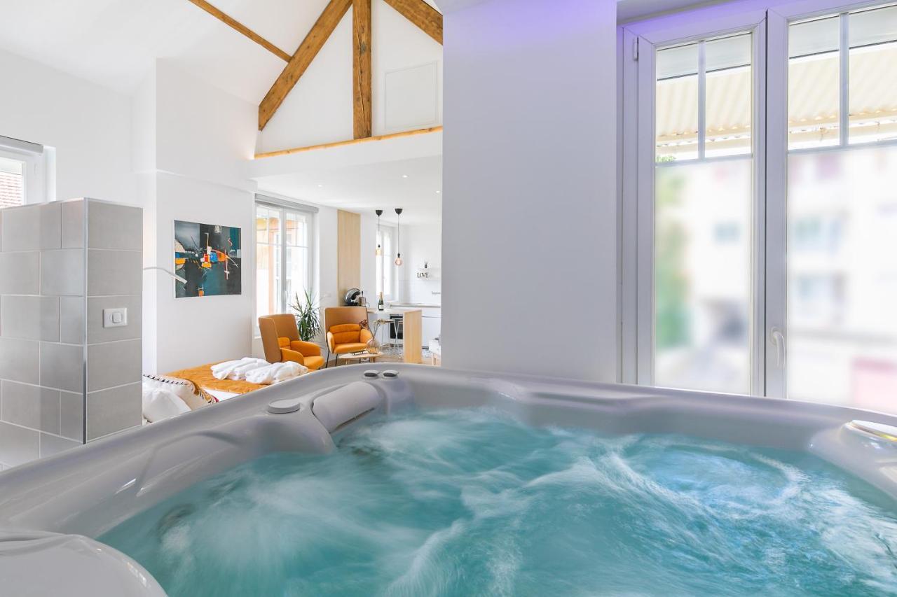 Relax Spa, Avec Jacuzzi A Dijon Kültér fotó